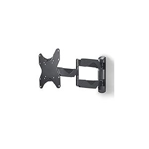 Hama Support Mural TV Inclinable Pivotant Extensible Garantie 10ans (TV 19" &agrave; 48" 122cm 35Kg max, VESA jusqu'&agrave; 200 x 200, 180&deg;, 3 articulations, Support Extensible, Cache C&acirc;ble, Chevilles Fisher) Noir