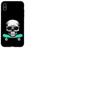 Tête de Mort Skater/Skateboard Tête de Mort Coque pour iPhone XS Max