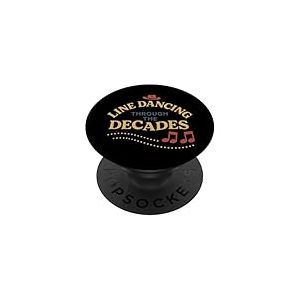 T-Shirt en Jean rétro Western Rodeo Cowboycore Bull Rider Dusty PopSockets PopGrip Adhésif