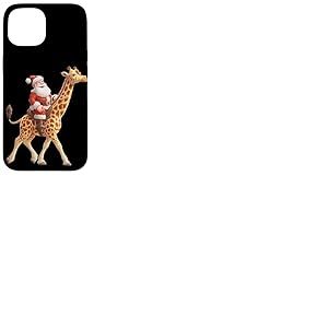 Costume de P&egrave;re No&euml;l Cool pour Les Amateurs de Girafe de No&euml;l Coque pour iPhone 15
