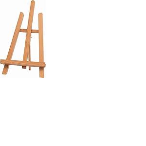 Kreul 17505 - Solo Goya Petit chevalet de Table à Trois Pieds en Bois de hêtre Massif, entièrement monté, pour Une Hauteur de Tableau jusqu'à 30 cm, Hauteur Totale env. 40 cm