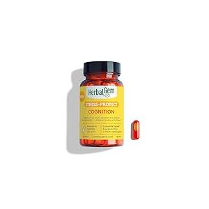 HERBALGEM - GEMMOCAPS&reg; STRESS-PROTECT COGNITION - Bonne m&eacute;moire et concentration - 30 Capsules