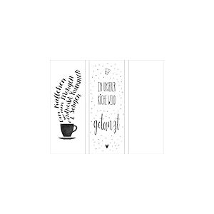 Pro-Art Tableau sur verre Kitchen Sayings I, 80 x 90 cm
