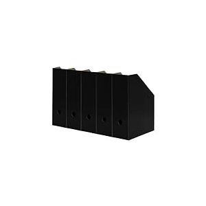 LANDRÉ 400172255 Lot de 5 porte-documents A4 Noir Largeur 10,5 cm