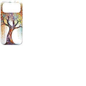 Saule pleureur | Mosaïque colorée Coque pour iPhone 17 Pro Max