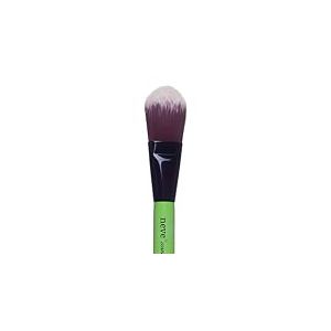 Neve Cosmetics brosse &agrave; poils plats pour fond de teint et correcteurs en cr&egrave;me ou en gel | "Lime Foundation"