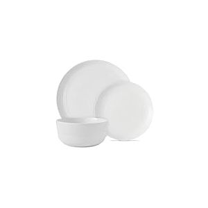 Tower T867023WHT Service de table en porcelaine, 12 pi&egrave;ces, blanc