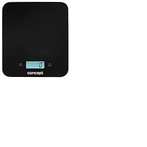 CONCEPT &eacute;lectrom&eacute;nager VK5712 Balance de Cuisine Electronique Noir
