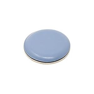 Adsamm&reg; / 4 x Patins en PTFE / bleu-gris / &Oslash; 40 mm / rond / Glisseurs autocollants PTFE / patins glisseurs auto-adh&eacute;sif qualit&eacute; premium