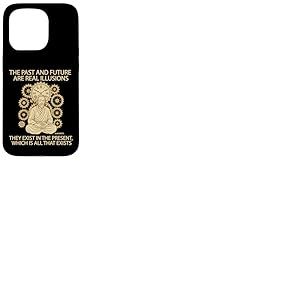 Alan Watts Zen Citation Horloge Engrenages Present Mind Now Coque pour iPhone 15 Pro