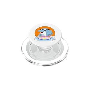 Dauphin Natation Bouée Gonflable Été PopSockets PopGrip pour MagSafe
