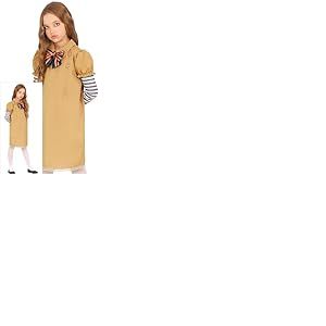 FIESTAS GUIRCA Déguisement de poupée psycho pour filles - Fille robot tueuse - Costumes d'Halloween pour filles de 5 à 6 ans