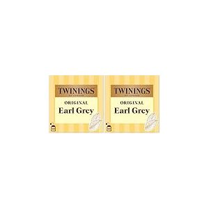 Twinings - Th&eacute; Noir Original Earl Grey - Aromatis&eacute; &agrave; la Bergamote - 100 Sachets - Intense et D&eacute;licat (Lot de 2)
