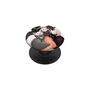 Mignon Tas De Chats Motifs Mollets Art Animal Animal Animal PopSockets PopGrip Interchangeable
