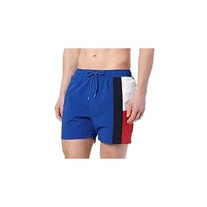Tommy Hilfiger Short de Bain Homme Medium Drawstring avec Cordon de Serrage, Bleu (Wedge Blue), XL