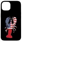 &Eacute;crevisse Homard Drapeau am&eacute;ricain &eacute;crevisses patriotiques Hommes Femmes Enfants Coque pour iPhone 13
