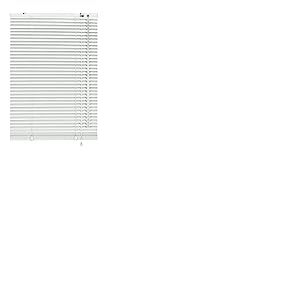 Gardinia Store Vénitien en Aluminium, Fixation au Mur et au Plafond, Kit de Montage Inclus, Store Vénitien Aluminium, Blanc, 120 x 240 cm (LxH)