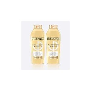 DESSANGE - Shampoing Nutrition Intense Nutri-Extr&ecirc;me Richesse - Formule Enrichie En Peptides & Huile De Lin - Douceur & &Eacute;clat - Cheveux Tr&egrave;s Secs - Lot de 2 X 280ml
