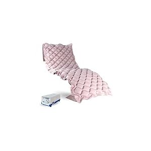 Mobiclinic® matelas anti-escarres à air alterné, Moteur silencieux, Mobi 1, Télécommande, 200 x 90 7, Kit de réparation, Marque européenne, Convient aux lits articulés, 130 cellules, Beige