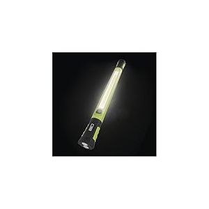 EMOS - Lampe de travail LED COB rechargeable - Base magnétique, crochet, réglable - Résistant aux chocs, étanche - max. 1000lm, 40m, 6h - 2 modes d'éclairage - avec câble USB - IP43 pour l'extérieur