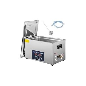 VEVOR Nettoyeur &agrave; Ultrasons Double Fr&eacute;quence 30 L, Professionnel Nettoyeur &agrave; Ultrasons 220 V avec Chauffage, Nettoyeur Ultrasons en Acier Inoxydable pour Pi&egrave;ces Bijoux Carte de Circuit 28/40 kHz