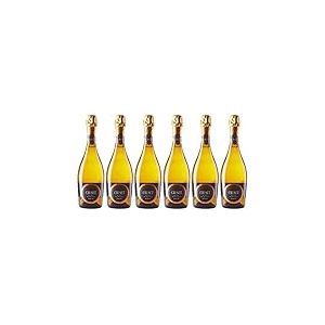 CRUSET - Vin Mousseux Demi-Sec - Blanc de Blancs - Origine : France (6 x 0.75 l)