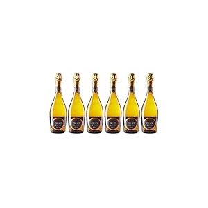 CRUSET - Vin Mousseux Demi-Sec - Blanc de Blancs - Origine : France (6 x 0.75 l)