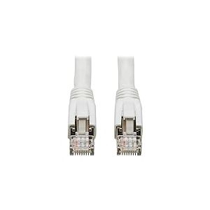 Eaton Câble réseau Sans-Accroc Cat8, Câble Patch Réseau Certifié 25G/40G, 22 AWG S/FTP, PoE, 6 m, Blanc (N272-020-WH)