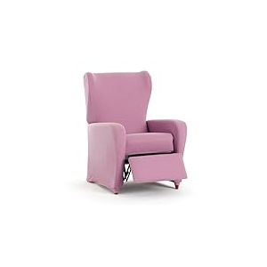 EYSA Housse de canapé bi-élastique pour Fauteuil Relax Couleur Rose Design Harlem