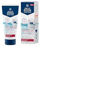 Salthouse Totes Meer Lait thérapeutique pour le corps à l'urée 10% - Ingrédients actifs précieux pour apaiser les démangeaisons - Pour peaux extrêmement sèches - 200 ml