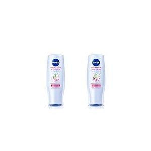 NIVEA Apr&egrave;s-shampoing hydratant &agrave; l'acide hyaluronique 200 ml (Lot de 2)