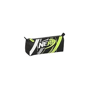 Safta Nerf Get Ready Trousse avec Fermeture &eacute;clair et Compartiment, Trousse pour Enfant, id&eacute;ale pour Les Enfants d'&acirc;ge Scolaire, Confortable et Polyvalente, qualit&eacute; et r&eacute;sistance, 21 x 7 x 8 cm,