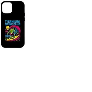 Back Surgery Titanium Spine Club Cool Mens Get Well Coque pour iPhone 12/12 Pro