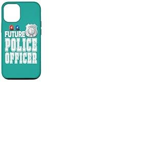 Sir&egrave;ne de Badge de Police pour Enfants Future Police Officer Coque pour iPhone 12/12 Pro