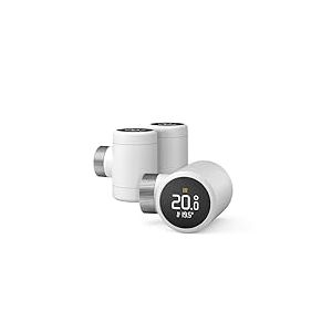 tado° Smart Thermostat X en lot de trois, gestion du radiateur via une application et une enceinte connectée (Alexa, Siri, Google Assistant), installation DIY, pas compatible avec tado° V3+