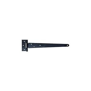 Alberts 309886 Penture anglaise | laqu&eacute;e noire | penture 495 x 46 mm | charni&egrave;re 90 x 40 mm