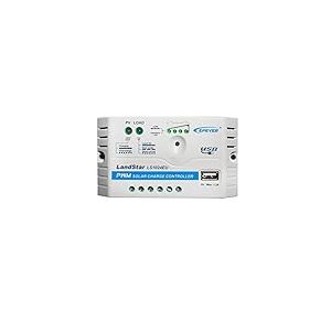 EPEVER® PWM Laderegler 10A 12/24V,Solar Charge Controller mit USB Anschluss ,LS1024EU