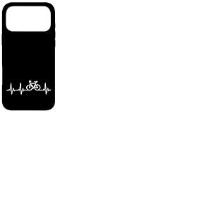 V&eacute;lo Artificiel avec Battement de c&oelig;ur - &Eacute;lectrocardiogramme Coque pour iPhone 17 Pro Max