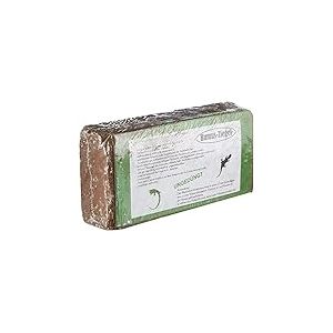 Brique humus 1 x 650 g de terreau léger sans tourbe, terre de coco, briquettes de fibre de coco, terreau de fleurs, terre de coco, terreau pour semis et jardinières.