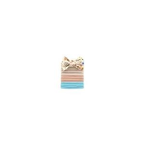 DISNEY Lot De 16 Élastiques Fantaisie – Animaux Disney Bambi, Panpan, Marie, Simba, Stitch – 1 Nœud Assorti – Maintien Doux pour Cheveux Fins de Tout‑Petit – Accessoires Enfant Officiel Disney