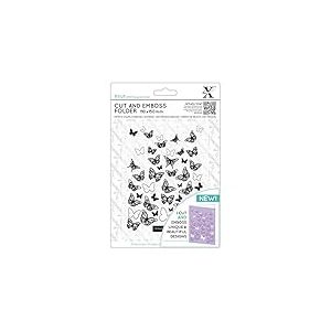 Xcut Anita pour Couper et gaufrer Folder-Butterflies, Feuilles de m&eacute;tal, Noir, 23 x 15.5 x 1.2 cm