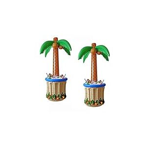 W WIDMANN MILANO Party Fashion - Palmier Gonflable avec rafraîchisseur de Boissons, à remplir de Glace et d'eau, Beachparty