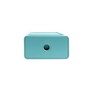 Exacompta - Réf. 315433D - 1 Module de classement Tiny Box 1 tiroir Skandi superposable - Dimensions extérieures : Profondeur 19 x largeur 26,5 x Hauteur 10 cm - Bleu givré