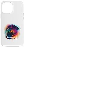 Art de rue Graffiti Degu Skyline Coque pour iPhone 13 Pro Max
