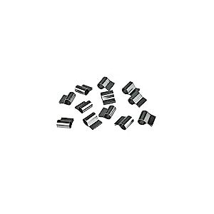 Windhager Clips de fixation en acier inoxydable, couvercles de puits de lumière, couvercles de sous-sol, clips, kit de fixation, lot de 12, Z19, 03779, 1 x 1,5 x 1,7 cm