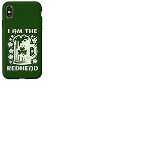 Je suis la Redhead Funny St. Patrick's Coque pour iPhone X/XS
