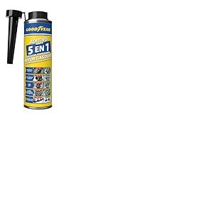 Goodyear Additif 5 en 1 pour le nettoyage professionnel des moteurs à essence 300ml | Nettoyant pour injecteurs, turbocompresseurs, catalyseurs, systèmes de combustion et d'admission