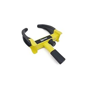 URBAN UR920 Antivol Roue Voiture, Plus Visible, Réglable de 10-26 cm, Protection Antirayures, Serrure Courbé Haute Sécurité, Sabot Bloque Anti vol Universel pour Auto, Camping Car, Remorque, Caravane