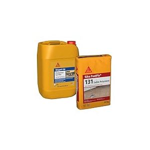 Sikagard Protection Sol MAT, Hydrofuge, Imperméabilisant effet mat pour sols, 20L, Incolore & FastFix 131, Sable polymère pour remplissage des joints de pavé et dalles, 20kg, Ton sable