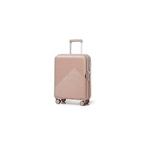 WITTCHEN Valise de Voyage Robuste Chariot Valise Valise à Main de Chariot à Coque Rigide en Polycarbonate Wittchen Serrure à Combinaison à 4 Rouleaux Rose